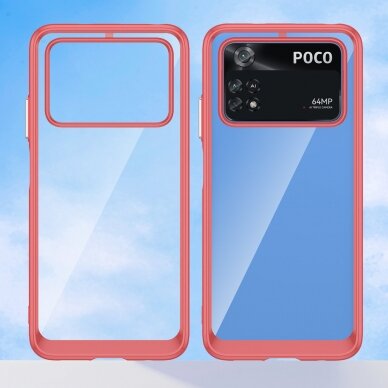 Dėklas Outer Space Case Xiaomi Poco M4 Pro Raudonais kraštais 7