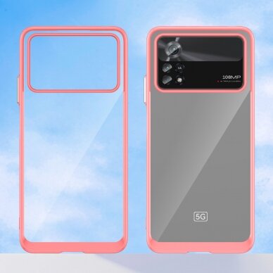 Dėklas Outer Space Case Xiaomi Poco X4 Pro 5G Raudonais kraštais 7