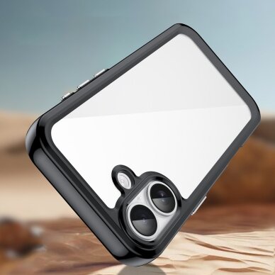 iPhone 17 Outer Space dėklas – juodai skaidrus 2