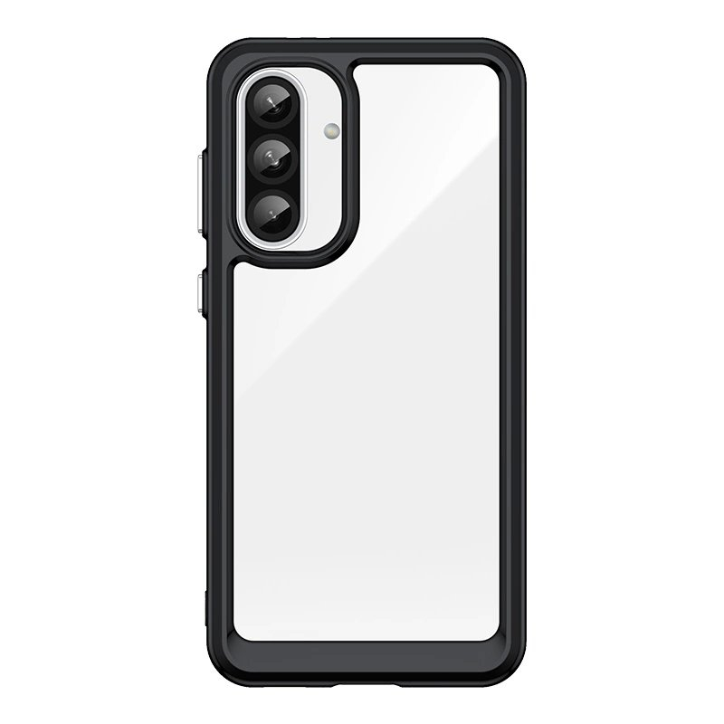 Outer Space dėklas su lanksčiu rėmeliu Samsung Galaxy A36 - juodas Outer Space dėklas su lanksčiu rėmeliu Samsung Galaxy A36 - juodas