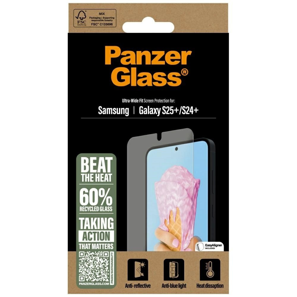 PanzerGlass All-in-One Ultra-Wide Fit grūdintas stiklas skirtas Samsung Galaxy S25+ 3 PanzerGlass All-in-One Ultra-Wide Fit grūdintas stiklas skirtas Samsung Galaxy S25+ 3