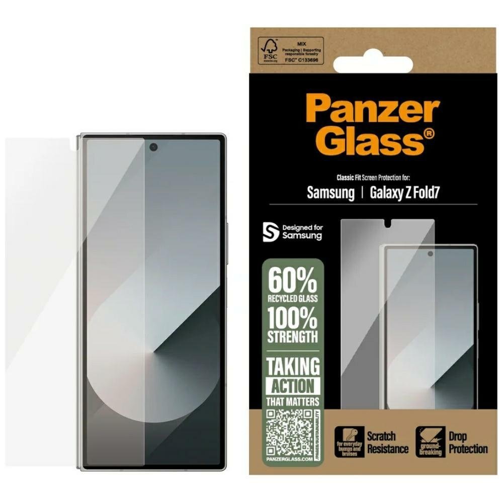 Samsung Galaxy Z Fold 7 PanzerGlass Classic Fit grūdintas stiklas Samsung Galaxy Z Fold 7 PanzerGlass Classic Fit grūdintas stiklas
