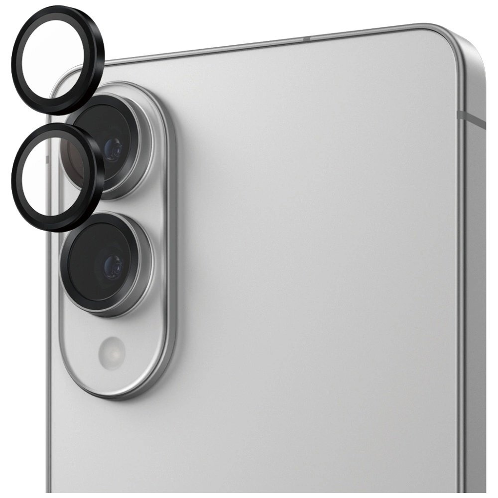 Samsung Galaxy S25 Edge PanzerGlass Hoops kameros apsauga – juoda 1