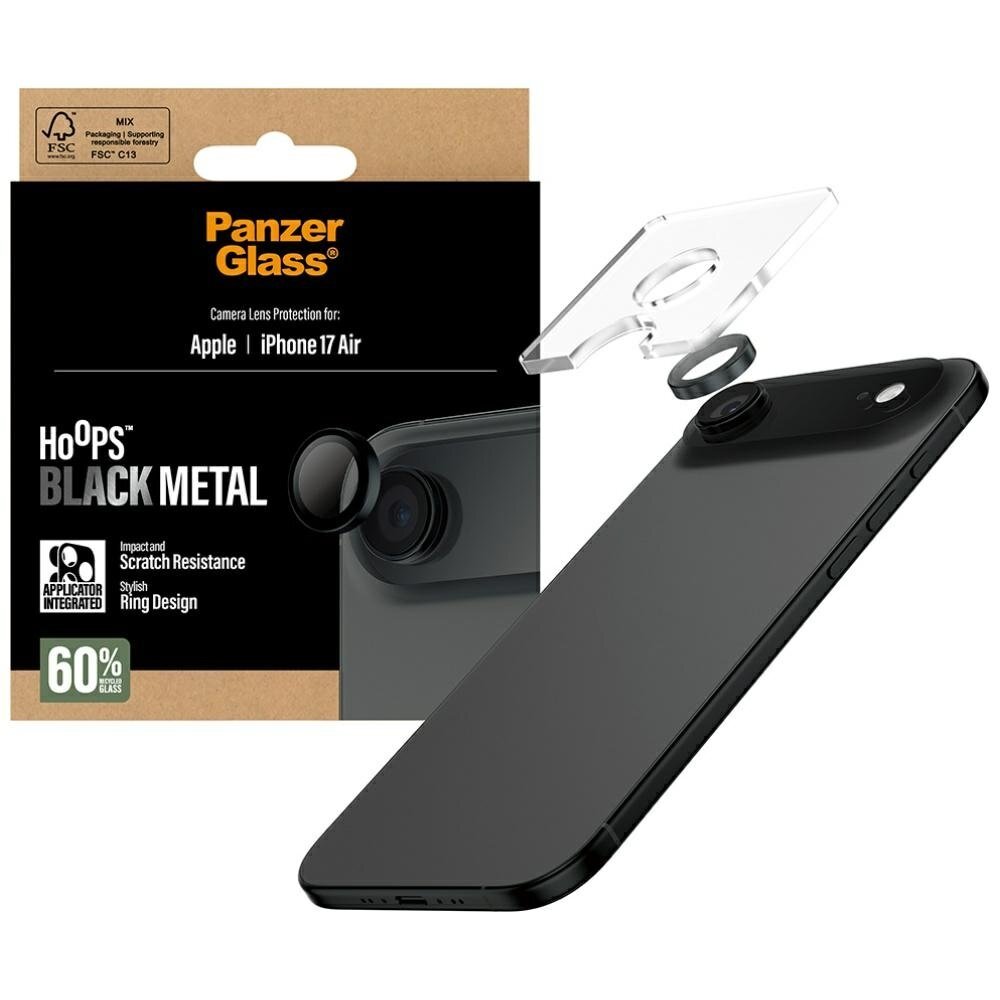 iPhone Air PanzerGlass Hoops kameros apsauga – juoda 3 iPhone Air PanzerGlass Hoops kameros apsauga – juoda 3