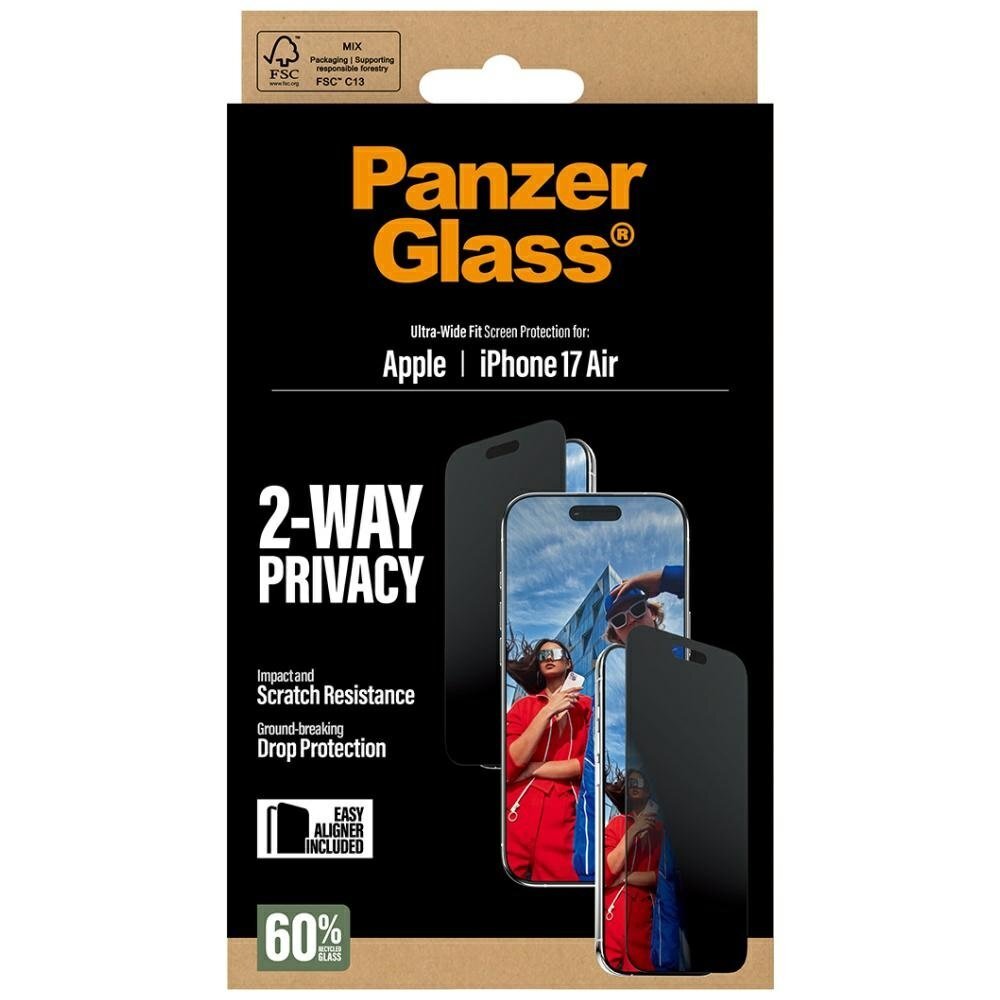 iPhone Air PanzerGlass Ultra-Wide Fit EasyAligner Privacy Glass – privatumo 5 iPhone Air PanzerGlass Ultra-Wide Fit EasyAligner Privacy Glass – privatumo 5