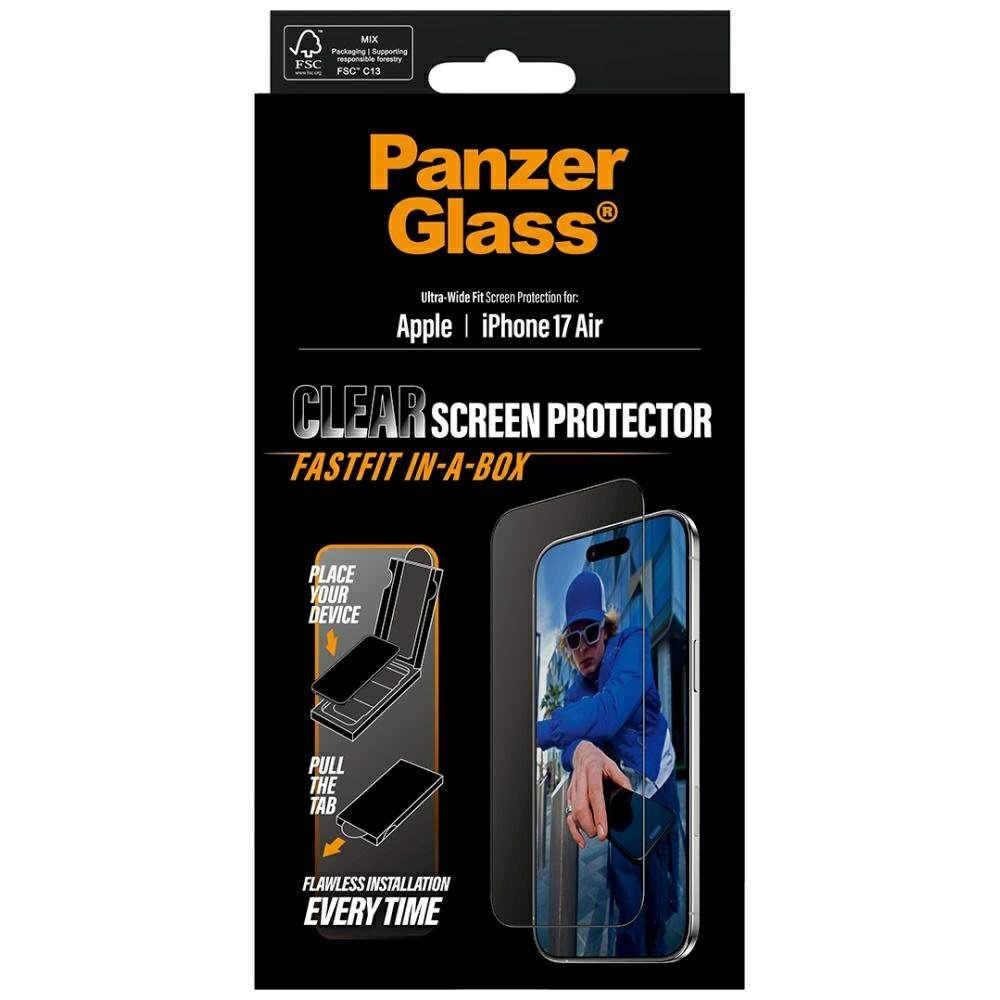 iPhone Air PanzerGlass Ultra-Wide Fit Fastfit grūdintas stiklas 4 iPhone Air PanzerGlass Ultra-Wide Fit Fastfit grūdintas stiklas 4