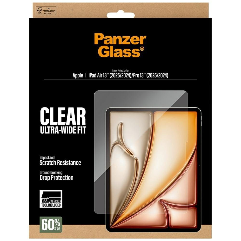 iPad Air 13" 2024 / 2025 / iPad Pro 13" 2024 / 2025 PanzerGlass Ultra-Wide Fit grūdintas stiklas 4 iPad Air 13" 2024 / 2025 / iPad Pro 13" 2024 / 2025 PanzerGlass Ultra-Wide Fit grūdintas stiklas 4