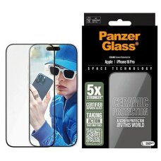 iPhone 16 Pro 6.3" PanzerGlass Ceramic Screen Protector Ultra-Wide Fit 2854