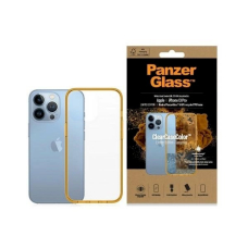 PanzerGlass ClearCase Antibacterial Military Grade Certified Case skirtas iPhone 13 Pro - Transparent Yellow