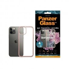 PanzerGlass Dėklas iPhone 12 Pro Max - Permatomas Rožinis
