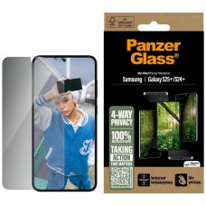 PanzerGlass Eco Matrix Ultra-Wide Fit Privacy apsauginis stiklas skirtas Samsung Galaxy S25+