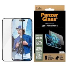 iPhone 16 6.1" PanzerGlass Gaming Screen Protector Ultra-Wide Fit 2857