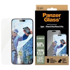 iPhone 16 Plus 6.7" PanzerGlass Screen Protector Classic Fit 2875