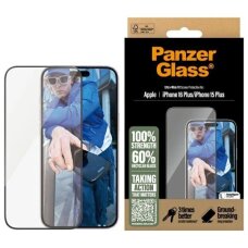 iPhone 16 Plus 6.7" PanzerGlass Screen Protector Ultra-Wide Fit 2863