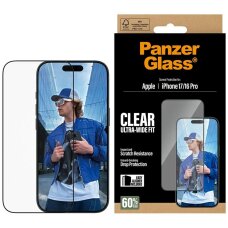 iPhone 17 / 16 Pro PanzerGlass Ultra-Wide Fit EasyAligner grūdintas stiklas iPhone 17 / 16 Pro PanzerGlass Ultra-Wide Fit EasyAligner grūdintas stiklas