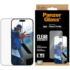 iPhone 17 Pro Max PanzerGlass Ultra-Wide Fit EasyAligner grūdintas stiklas iPhone 17 Pro Max PanzerGlass Ultra-Wide Fit EasyAligner grūdintas stiklas