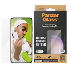 Samsung Galaxy S24+ PanzerGlass Ultra-Wide Fit grūdintas stiklas su aplikatoriumi