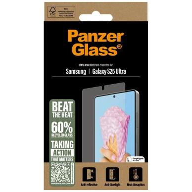 PanzerGlass All-in-One Ultra-Wide Fit apsauginis stiklas skirtas Samsung Galaxy S25 Ultra 3 PanzerGlass All-in-One Ultra-Wide Fit apsauginis stiklas skirtas Samsung Galaxy S25 Ultra 3