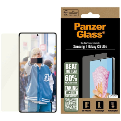 PanzerGlass All-in-One Ultra-Wide Fit apsauginis stiklas skirtas Samsung Galaxy S25 Ultra