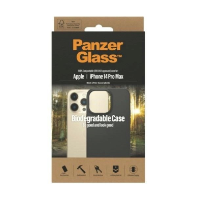 PanzerGlass Biodegradable Dėklas iPhone 14 Pro Max - Juodas 2 PanzerGlass Biodegradable Dėklas iPhone 14 Pro Max - Juodas 2
