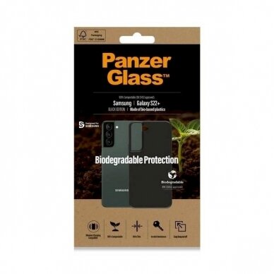 Samsung Galaxy S22+ PanzerGlass Biodegradable dėklas – juodas 1 Samsung Galaxy S22+ PanzerGlass Biodegradable dėklas – juodas 1