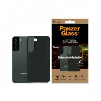 Samsung Galaxy S22+ PanzerGlass Biodegradable dėklas – juodas