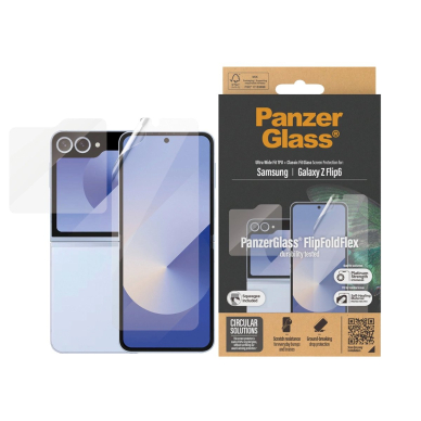 PanzerGlass Bundle 2in1 foil + Apsauginis stiklas Samsung Galaxy Z Flip 6 2 PanzerGlass Bundle 2in1 foil + Apsauginis stiklas Samsung Galaxy Z Flip 6 2