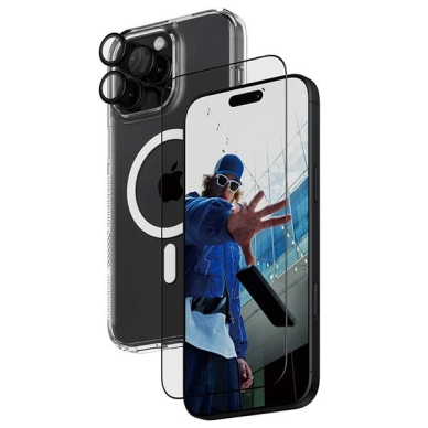 iPhone 16 Pro Max – PanzerGlass Bundle 3in1 6.9" D3O Hardcase + Screen Protector UWF + Lens B1294+2864+1284 1