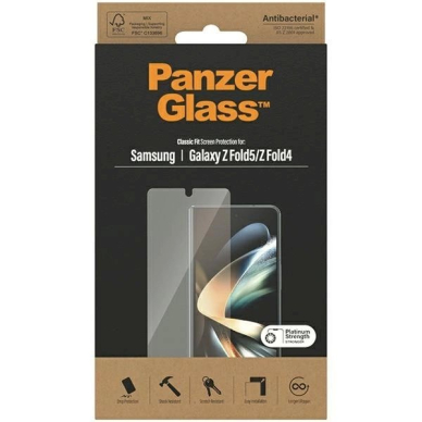 Samsung Galaxy Z Fold 5 / Z Fold 4 PanzerGlass Classic Fit antibacterial apsauginis stiklas 3