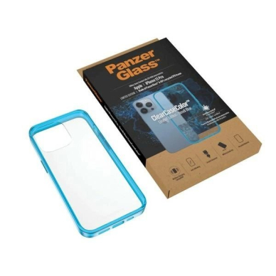 PanzerGlass Dėklas Military Grade Certified Dėklas iPhone 13 Pro - Permatomas Blue 4 PanzerGlass Dėklas Military Grade Certified Dėklas iPhone 13 Pro - Permatomas Blue 4