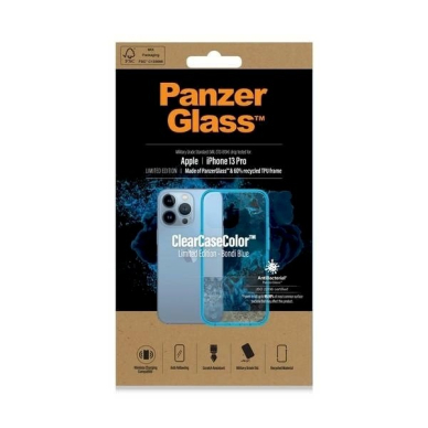 PanzerGlass Dėklas Military Grade Certified Dėklas iPhone 13 Pro - Permatomas Blue 5 PanzerGlass Dėklas Military Grade Certified Dėklas iPhone 13 Pro - Permatomas Blue 5
