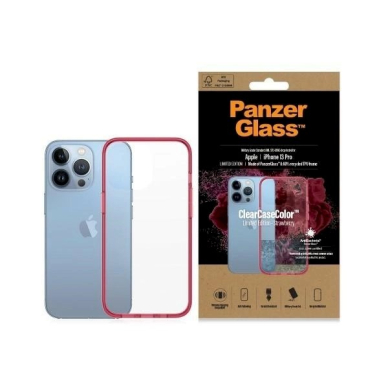 PanzerGlass Dėklas Military Grade certified Dėklas iPhone 13 Pro - Permatomas Rožinis PanzerGlass Dėklas Military Grade certified Dėklas iPhone 13 Pro - Permatomas Rožinis