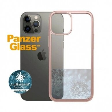 PanzerGlass Dėklas iPhone 12 Pro Max - Permatomas Rožinis 4 PanzerGlass Dėklas iPhone 12 Pro Max - Permatomas Rožinis 4