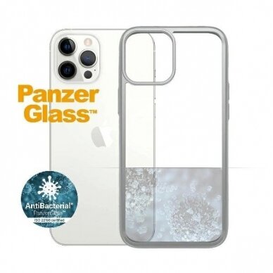 PanzerGlass Dėklas iPhone 12 Pro Max - Permatomas silver 4 PanzerGlass Dėklas iPhone 12 Pro Max - Permatomas silver 4