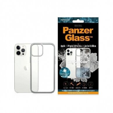 PanzerGlass Dėklas iPhone 12 Pro Max - Permatomas silver PanzerGlass Dėklas iPhone 12 Pro Max - Permatomas silver