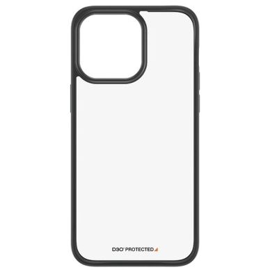 iPhone 15 Pro Max PanzerGlass SkaidrusDėklas dėklas su kariniu sertifikatu – skaidrus juodas 1