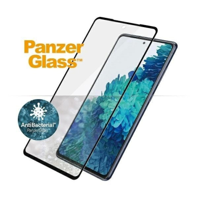 Samsung Galaxy S20 FE PanzerGlass E2E Microfracture antibakterinis apsauginis stiklas – juodas 1
