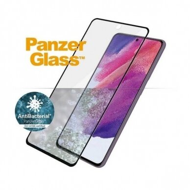 PanzerGlass E2E Microfracture antibacterial Apsauginis stiklas Samsung Galaxy S21 FE -Juodas 3 PanzerGlass E2E Microfracture antibacterial Apsauginis stiklas Samsung Galaxy S21 FE -Juodas 3