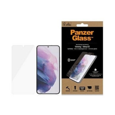 PanzerGlass E2E Microfracture antibacterial Apsauginis stiklas Samsung Galaxy S22 -Juodas PanzerGlass E2E Microfracture antibacterial Apsauginis stiklas Samsung Galaxy S22 -Juodas