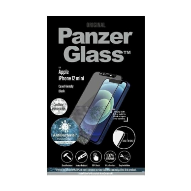 PanzerGlass E2E Microfracture Antibacterial GlassSwarovsky Crystal Camera Cover iPhone 12 mini -Juodas 2 PanzerGlass E2E Microfracture Antibacterial GlassSwarovsky Crystal Camera Cover iPhone 12 mini -Juodas 2