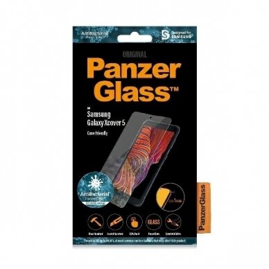 Samsung Galaxy Xcover 5 PanzerGlass E2E Pro Regular antibakterinis apsauginis stiklas 2