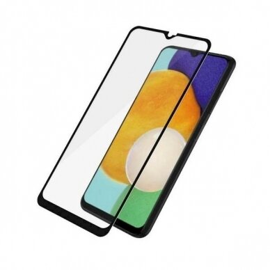 Samsung Galaxy A03 PanzerGlass E2E Regular apsauginis stiklas – juodas 3 Samsung Galaxy A03 PanzerGlass E2E Regular apsauginis stiklas – juodas 3