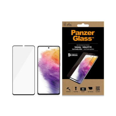 PanzerGlass E2E Regular Apsauginis stiklas Samsung Galaxy A73 -Juodas 1 PanzerGlass E2E Regular Apsauginis stiklas Samsung Galaxy A73 -Juodas 1