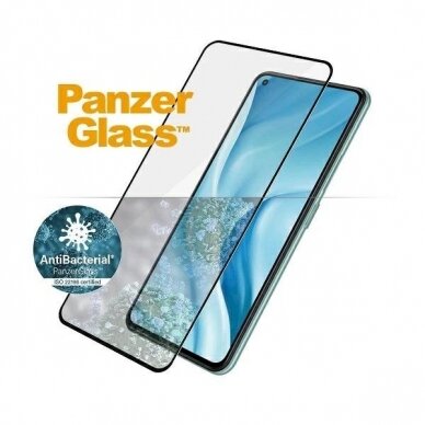 Xiaomi Mi 11 Lite 5G PanzerGlass E2E Regular antibakterinis apsauginis stiklas – juodas 1