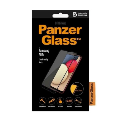 PanzerGlass E2E Super+ antibacterial Apsauginis stiklas  Samsung Galaxy A02s -Juodas  2 PanzerGlass E2E Super+ antibacterial Apsauginis stiklas  Samsung Galaxy A02s -Juodas  2