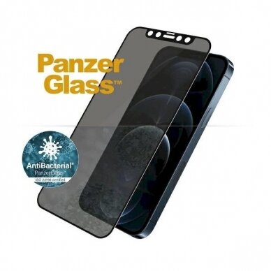 PanzerGlass E2E Super+ Microfracture antibacterial Apsauginis stiklas iPhone 12 Pro Max -Juodas 1 PanzerGlass E2E Super+ Microfracture antibacterial Apsauginis stiklas iPhone 12 Pro Max -Juodas 1