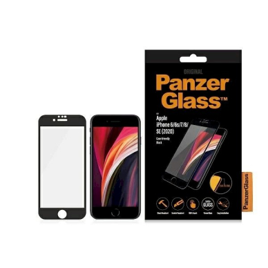 PanzerGlass E2E Super+ Apsauginis stiklas iPhone 6 / 6s / 7 / 8 / SE 2020 / SE 2022 -Juodas PanzerGlass E2E Super+ Apsauginis stiklas iPhone 6 / 6s / 7 / 8 / SE 2020 / SE 2022 -Juodas