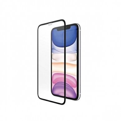 PanzerGlass E2E Super+ Apsauginis stiklas iPhone XR / 11 -Juodas 2 PanzerGlass E2E Super+ Apsauginis stiklas iPhone XR / 11 -Juodas 2