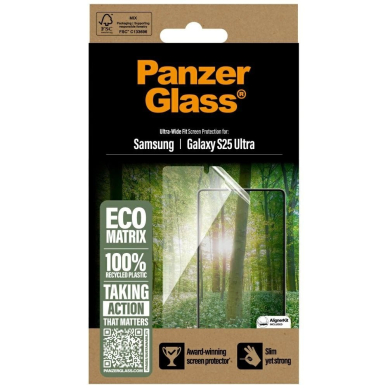PanzerGlass Eco Matrix Ultra-Wide Fit grūdintas stiklas skirtas Samsung Galaxy S25 Ultra 3