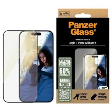 iPhone 16 6.1" PanzerGlass EyeCare Screen Protector Ultra-Wide Fit 2865